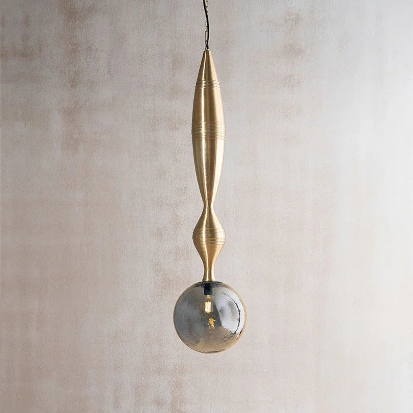 Dawn Brass Spun Hanging Lamp