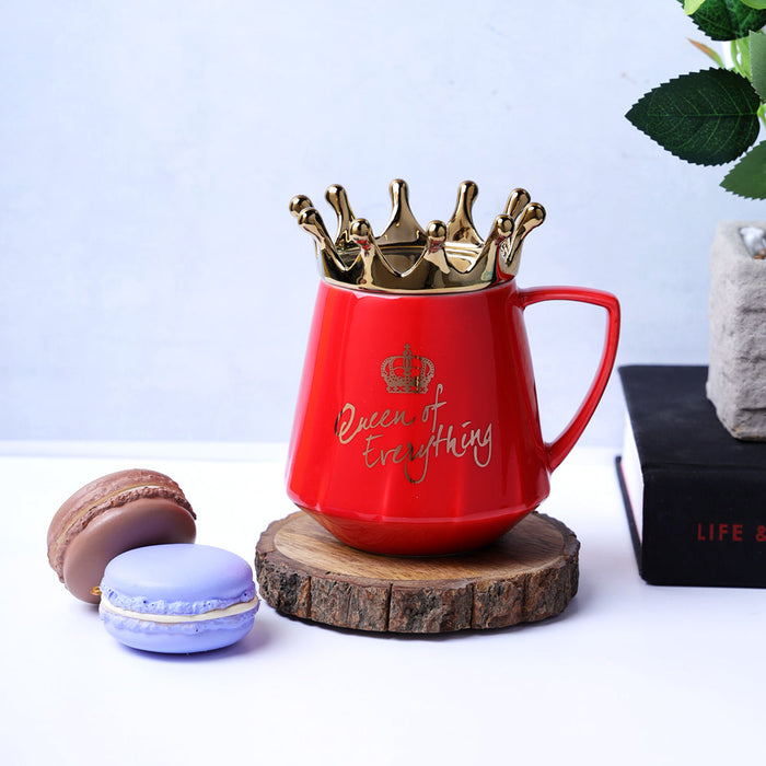 Queen of Everything Mug | Royalty Coffee Cup & Crown Tumbler