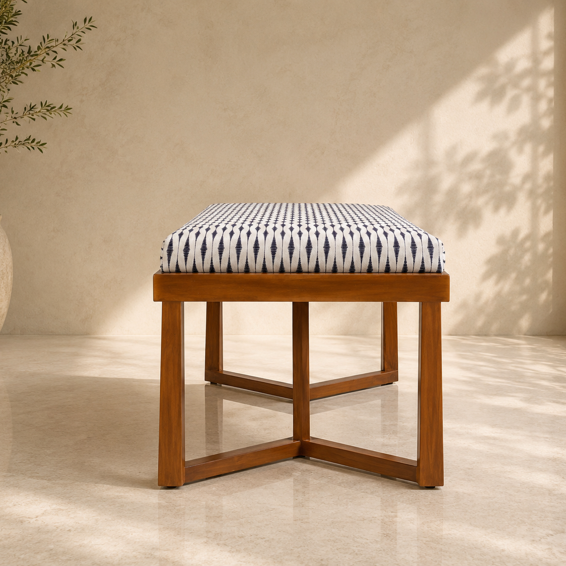 Ukiyo Teak Wood Bench