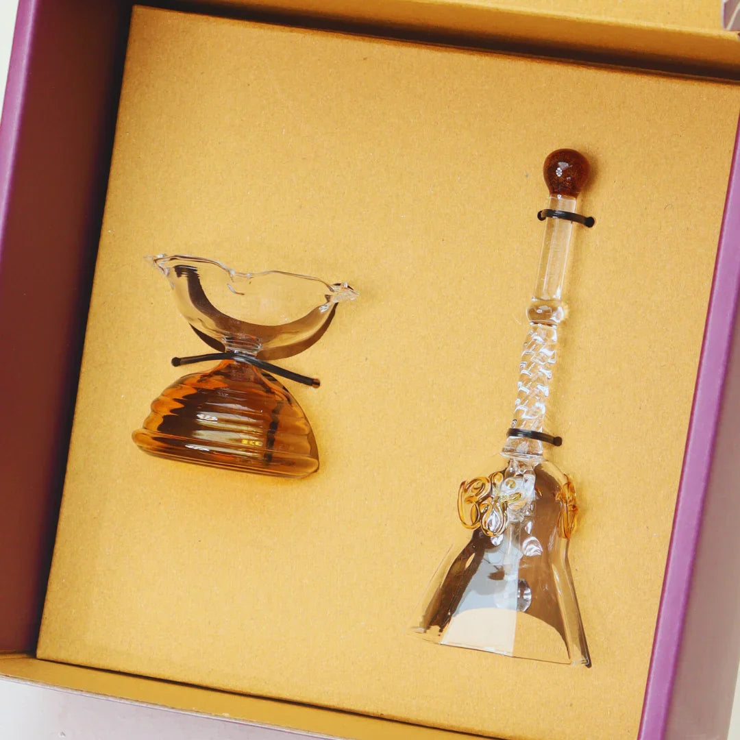 Short Gift Set - Short Diya and Ringing Bell