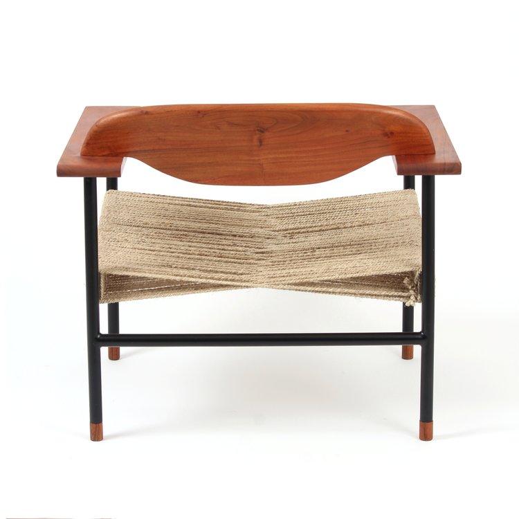 Cross Weave Lounge Chair - Wrap | Acacia Wood ,Jute ,Mild Steel