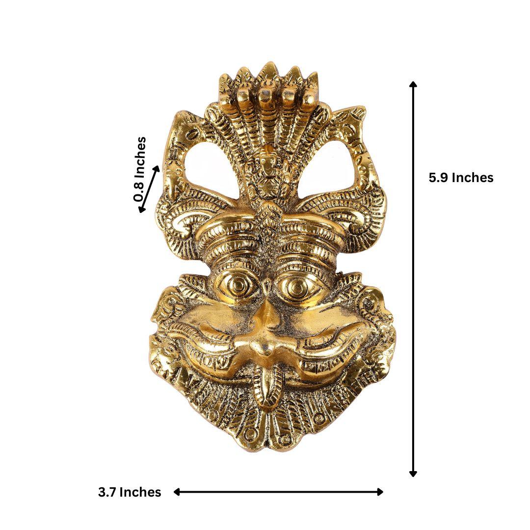 Metal Nazar Battu Wall Hanging | Evil Eye Protection, Vastu Decor for Home & Office Entrance, Handmade God Idol