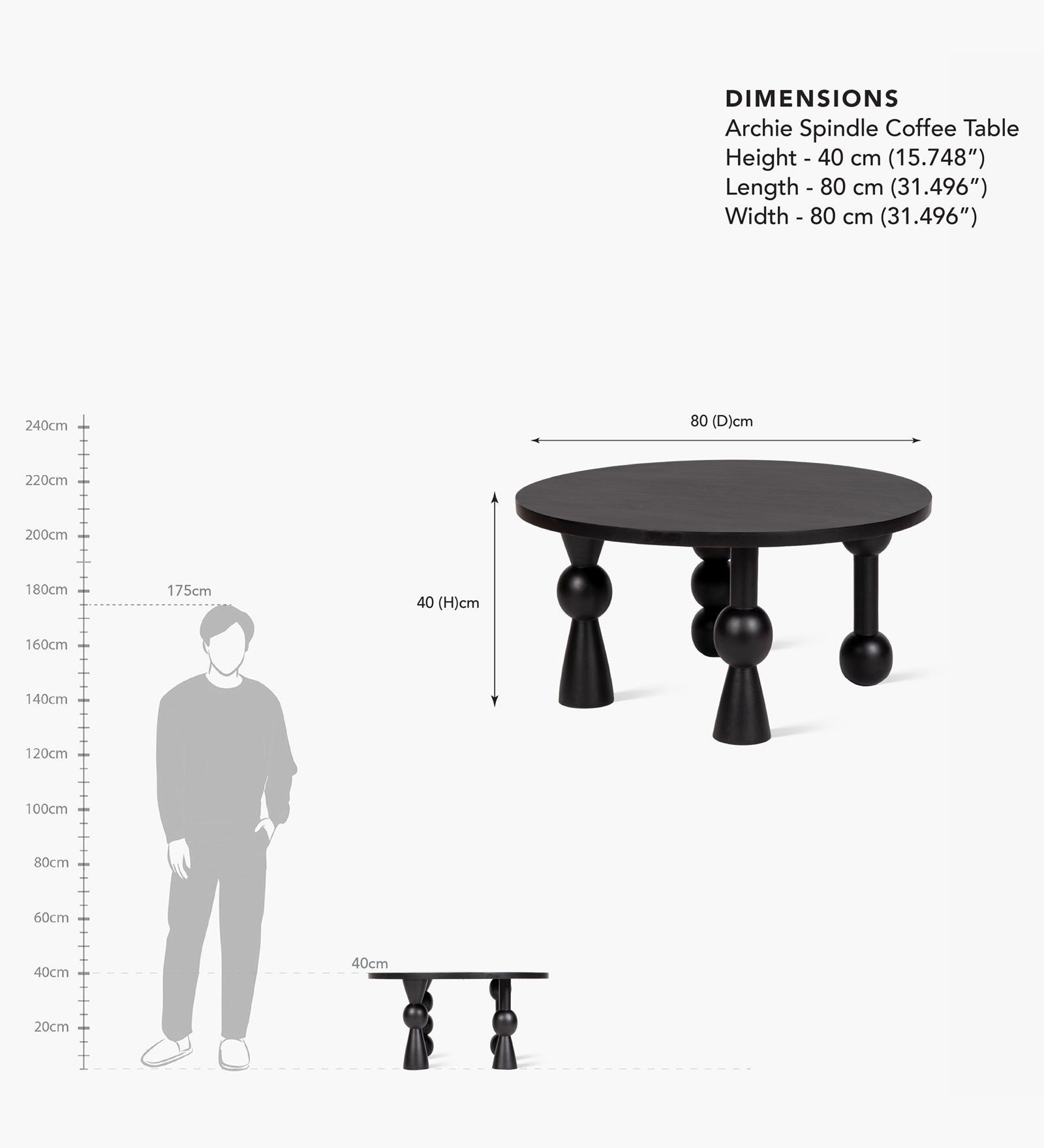Archie Spindle Coffee Table