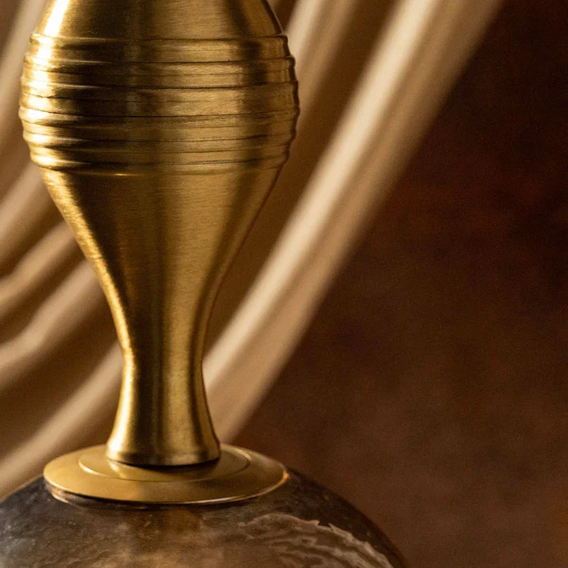 Dawn Brass Spun Hanging Lamp