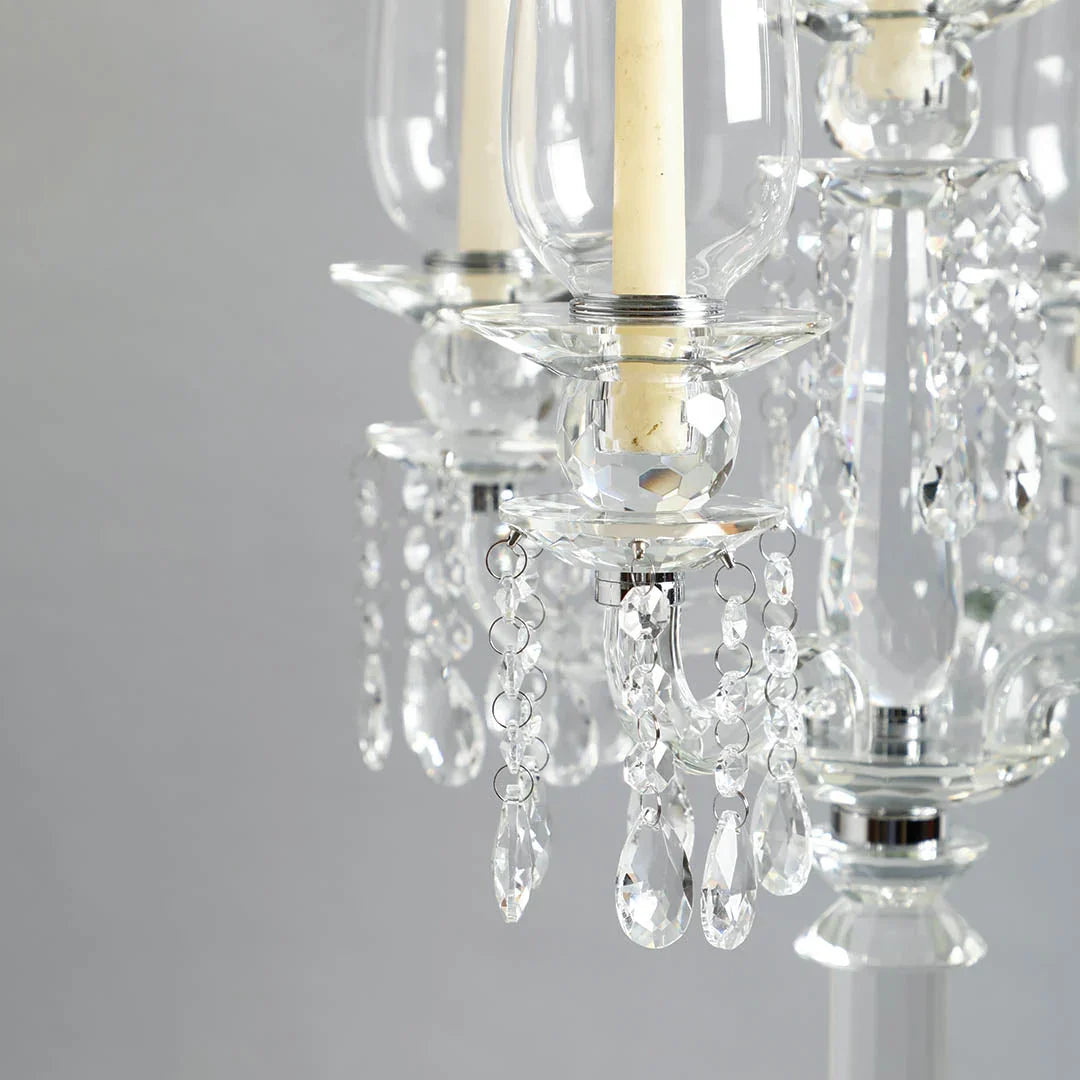 Toran 5-Arms Crystal Candelabra