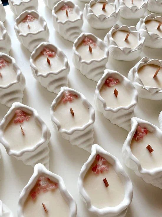 Shell Candle | Concrete , Soy Wax