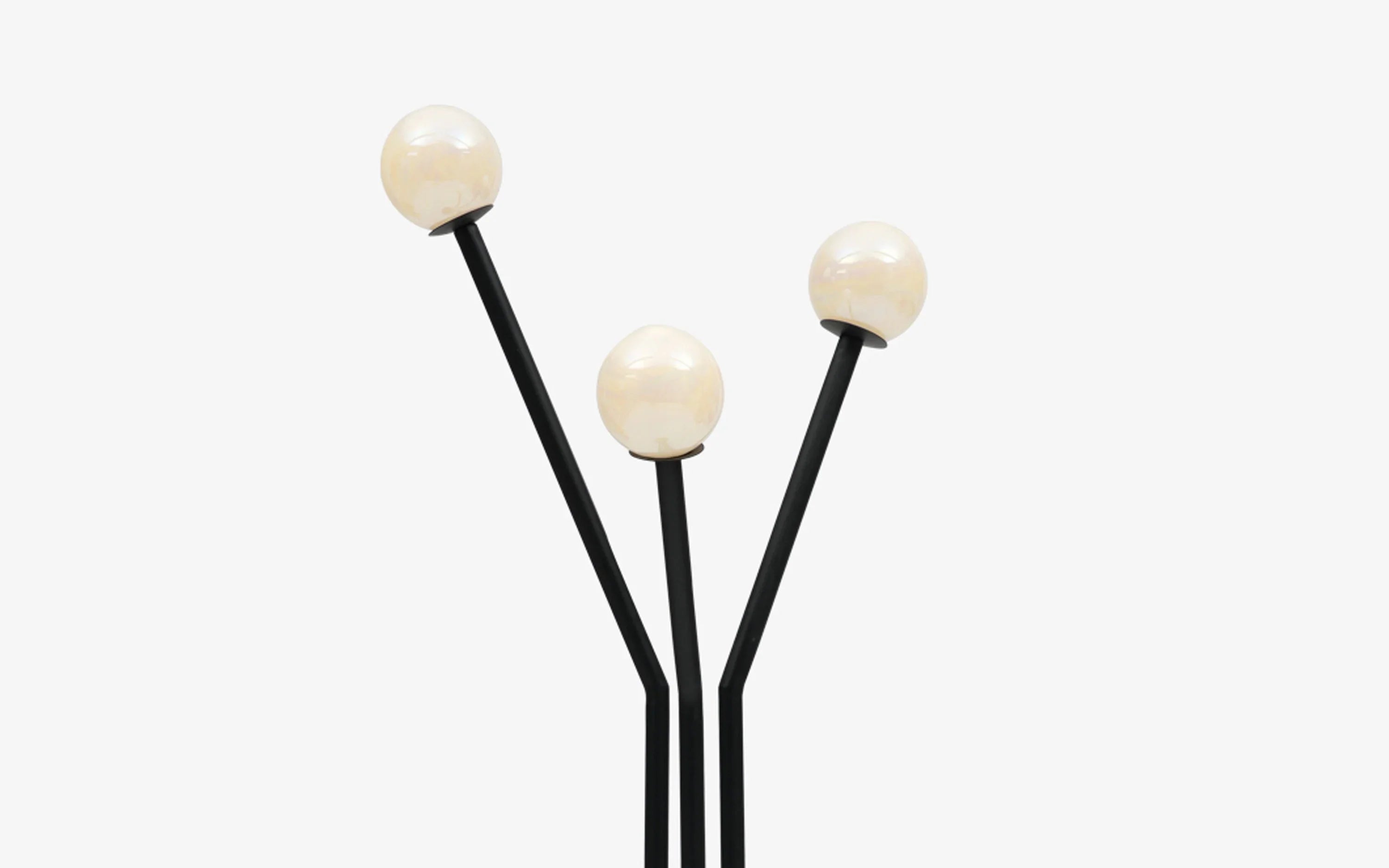 Niora Floor Lamp | Mild Steel and Glass