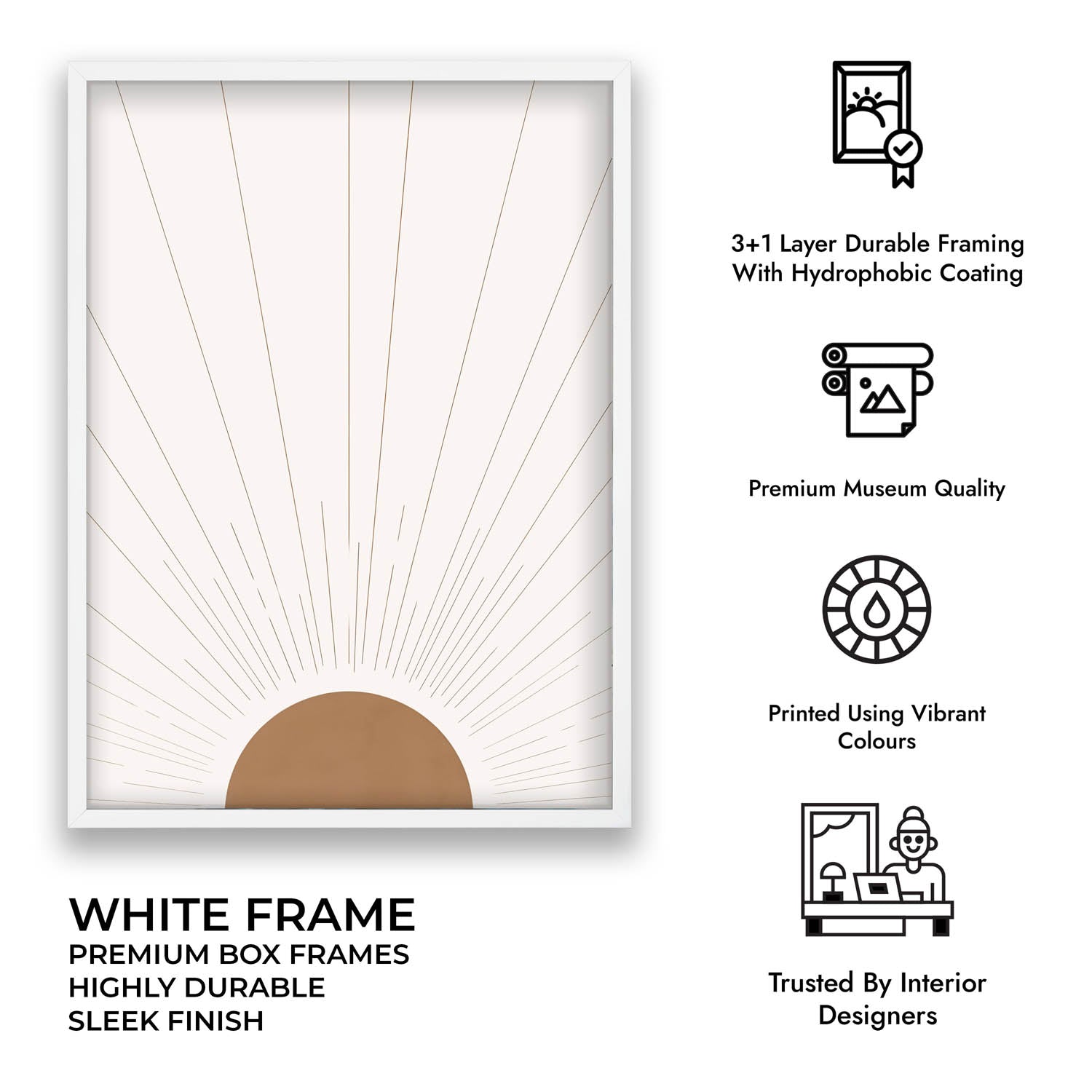 Radiant Dawn Wall Painting