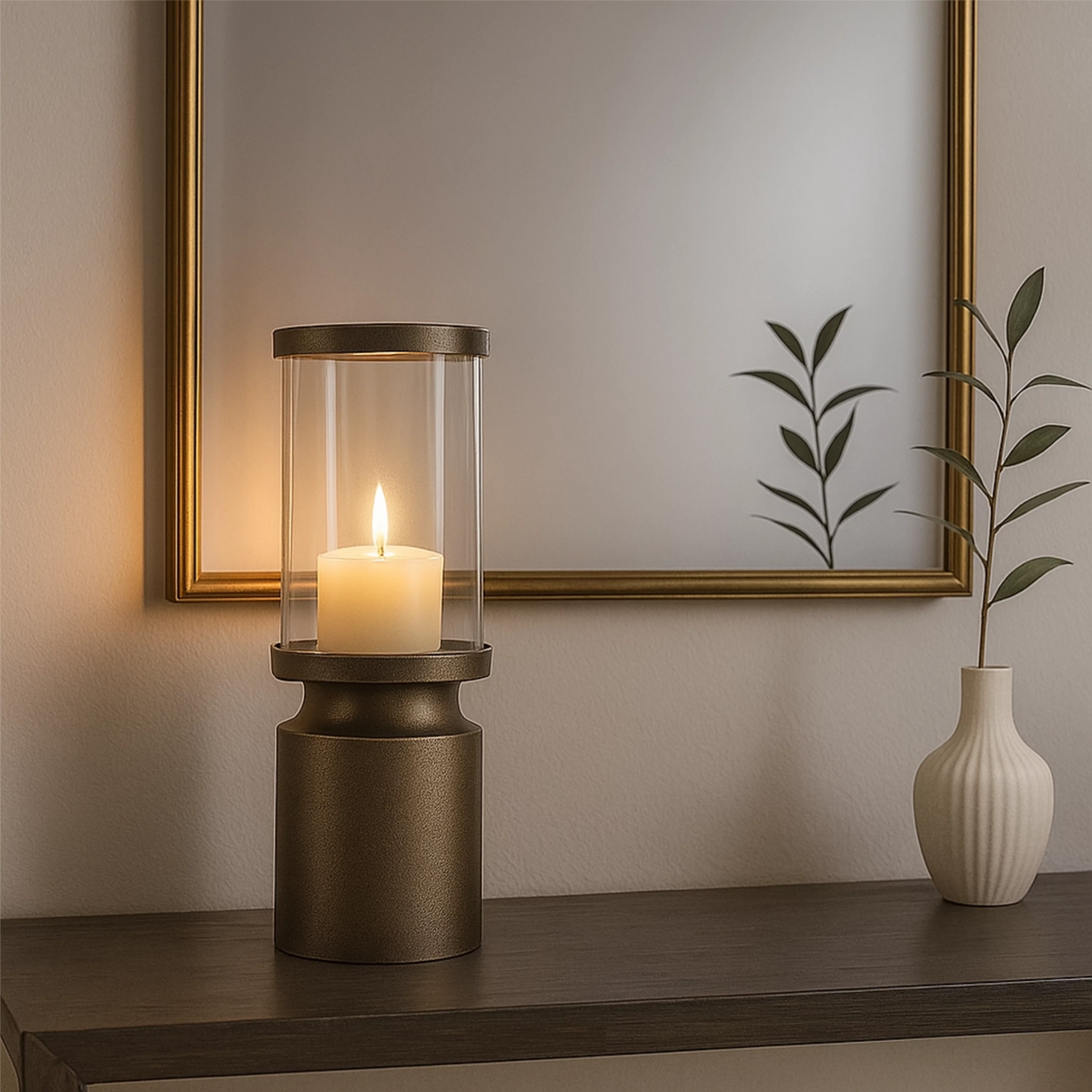 Flicker Hurricane Lantern Medium