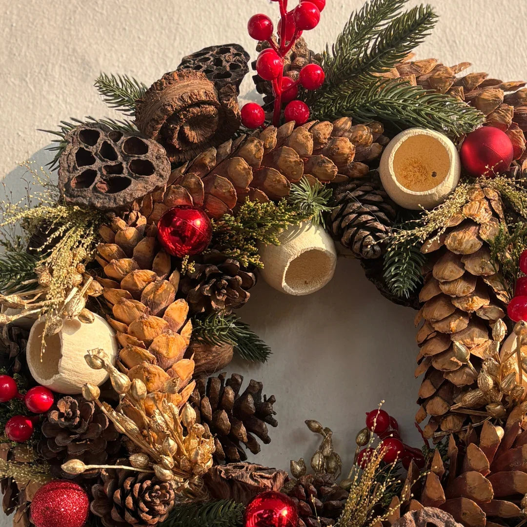 Dried Exotics Wreath | Multicolor