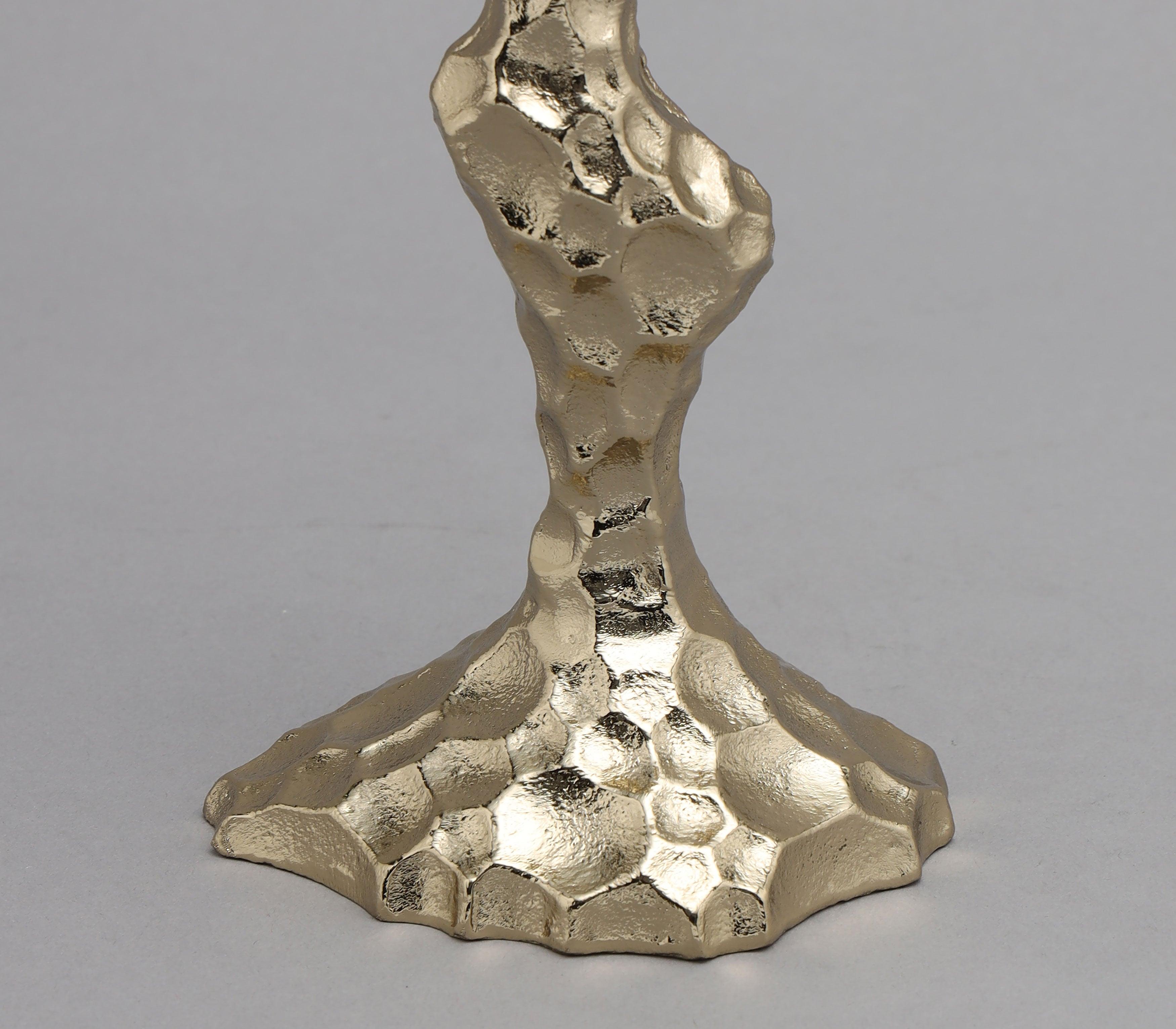 Chiselled Taper Candle Holder