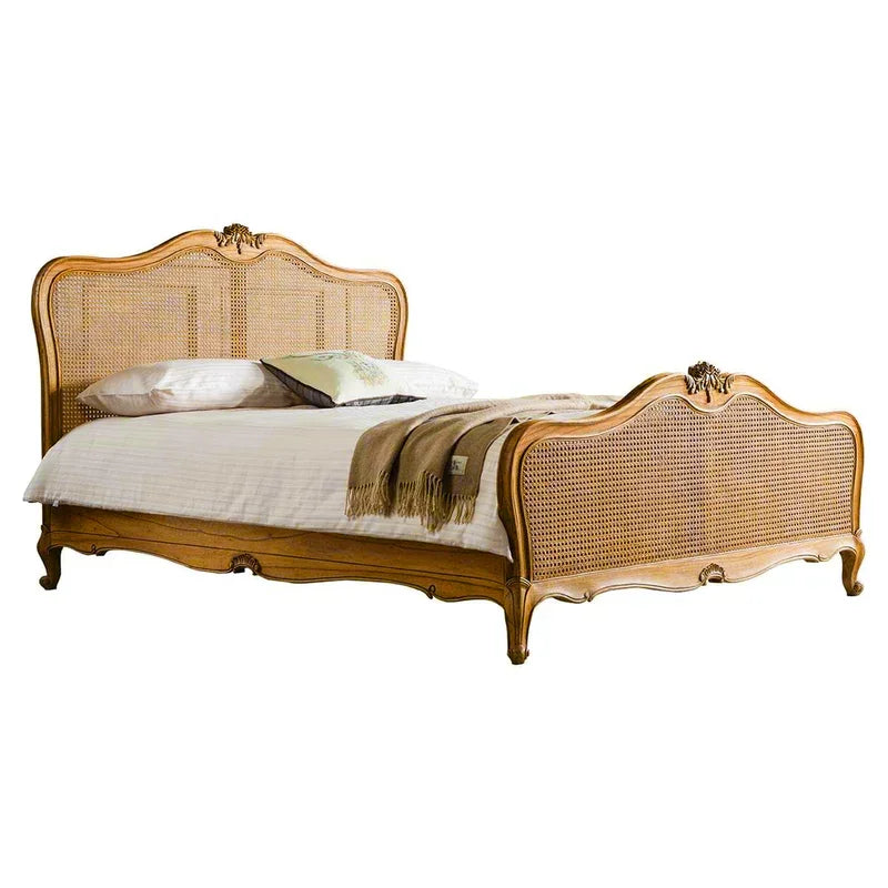 Intricate Carved Bed
