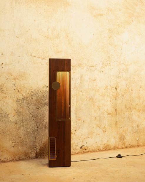 Sarava Designer Floor Lamp | Wooden Standing Lamps | Home Decor Lamp