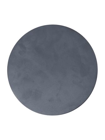 Modern Round Eclipse Grey Aluminium 12W LED Outdoor Wall Lamp Light
