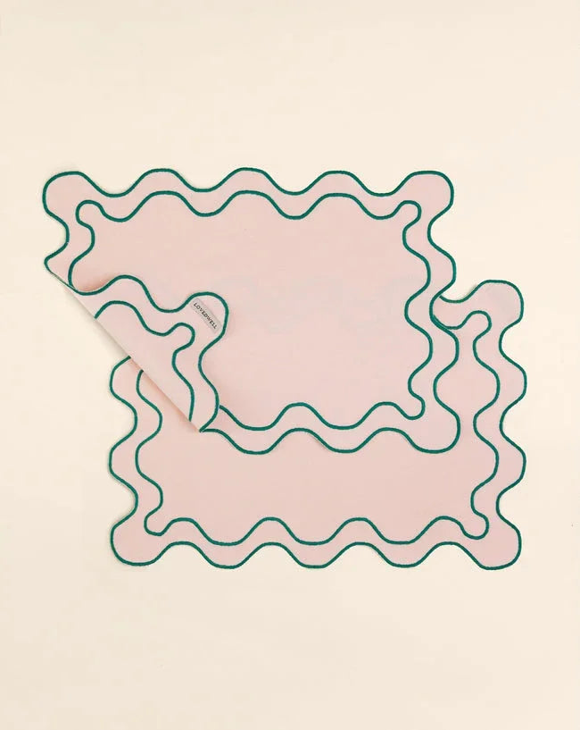 Scalloped Placemats - Set of 2