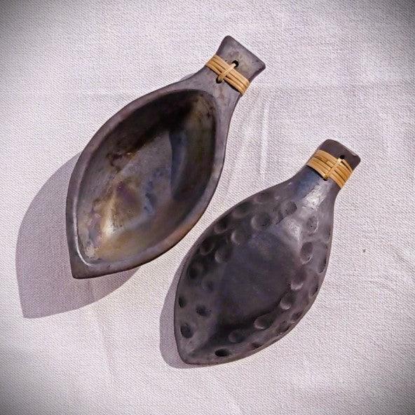 Buy Serving Bowl - Longpi Black Pottery Matsya Serving Bowl by Terracotta By Sachii on IKIRU online store