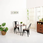 Penny Round Dining Table | Acacia Wood Dining Table for Modern Homes