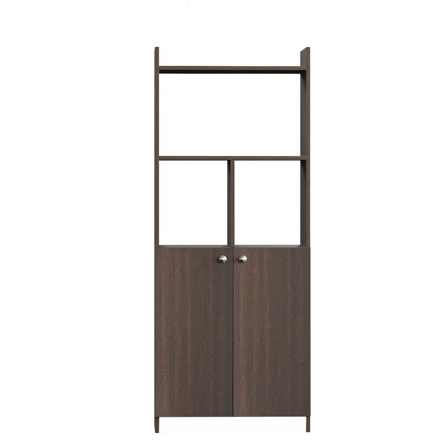 Bookshelf with Doors and Storage Cabinet - Prizm