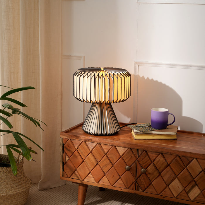 Orilamp - Table Lamp for Living Room | Bedside Lampshade