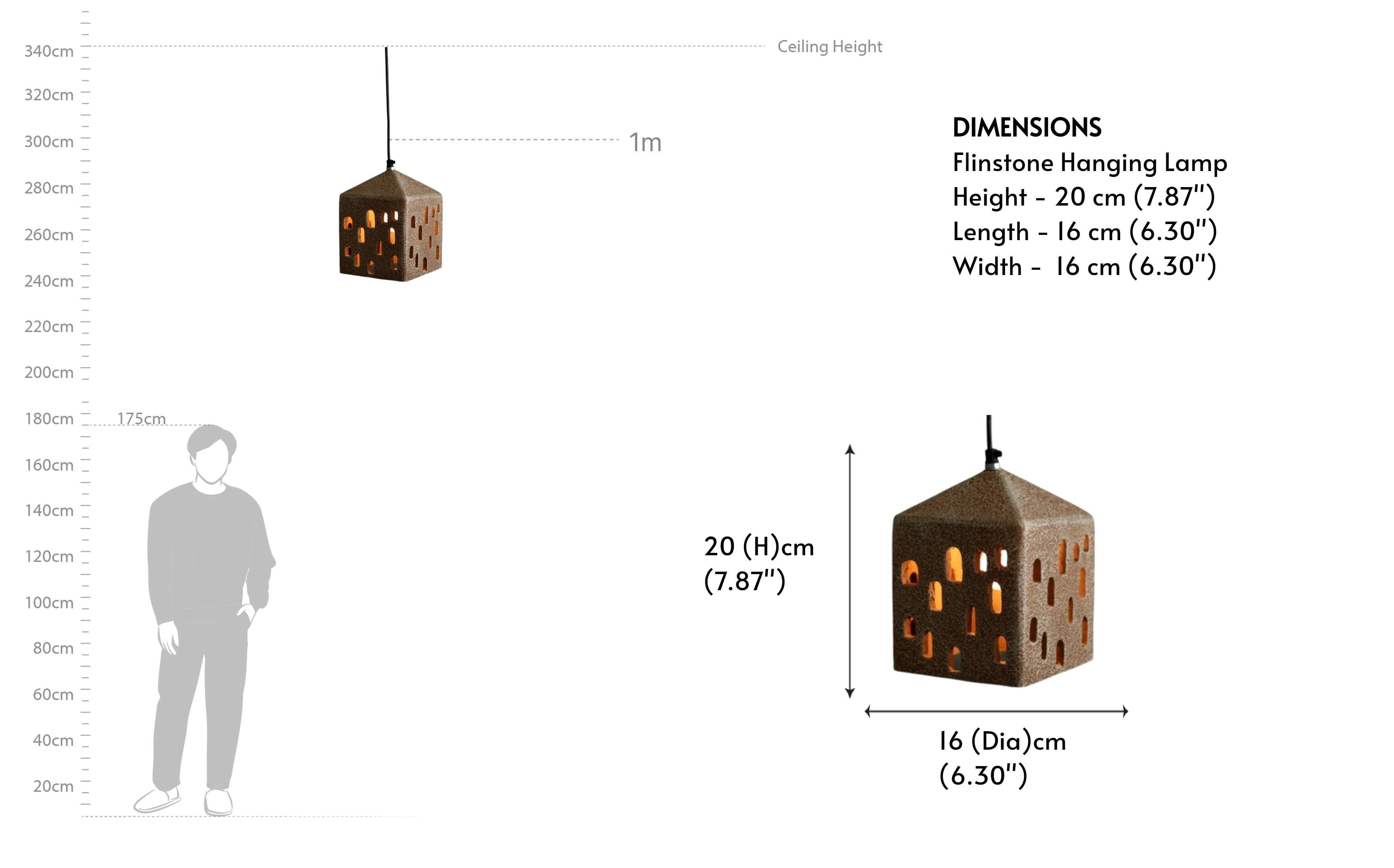 Flinstone Hanging Lamp