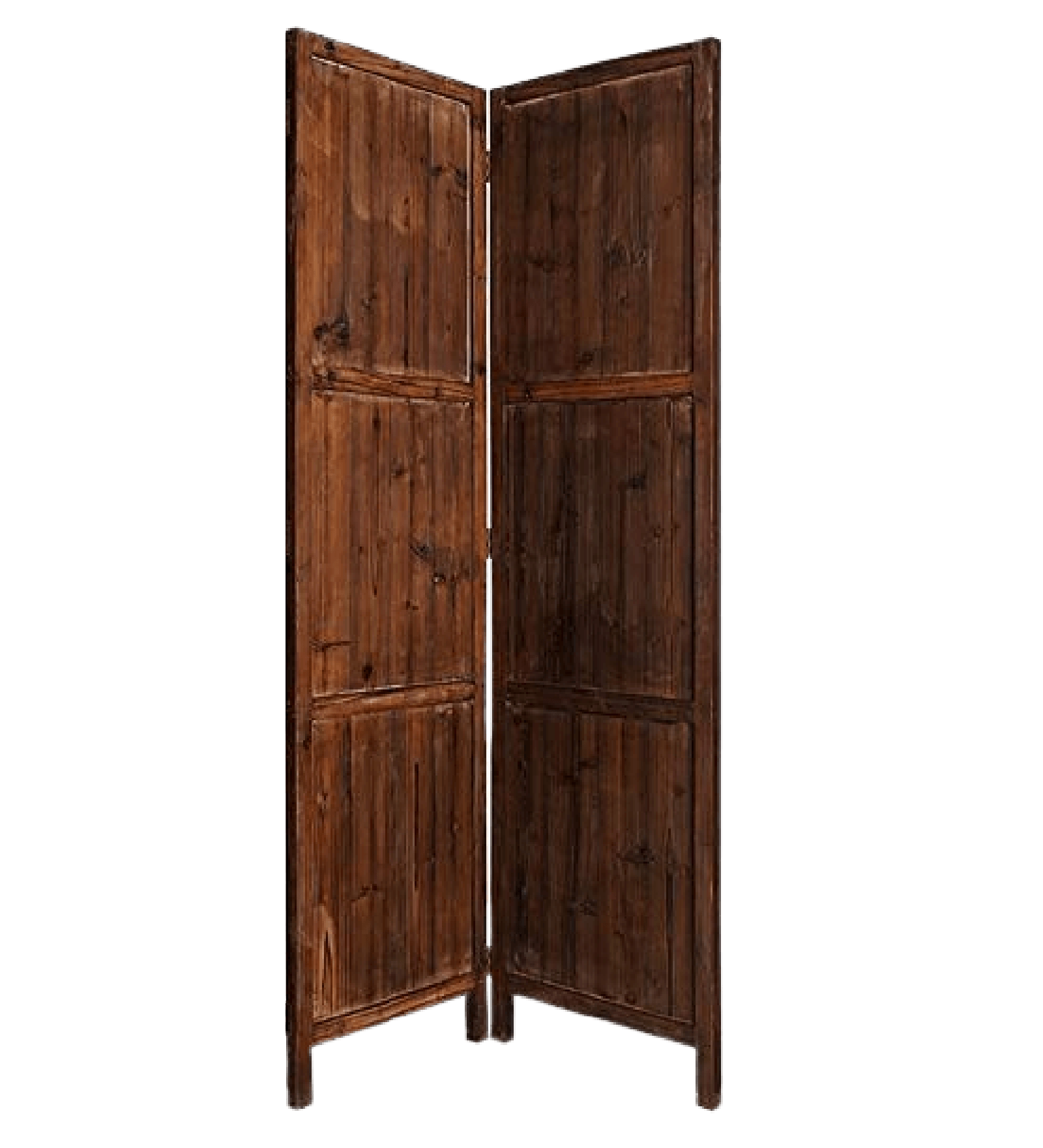 MDF Jali Folding Room Divider with Mango Wood Frame