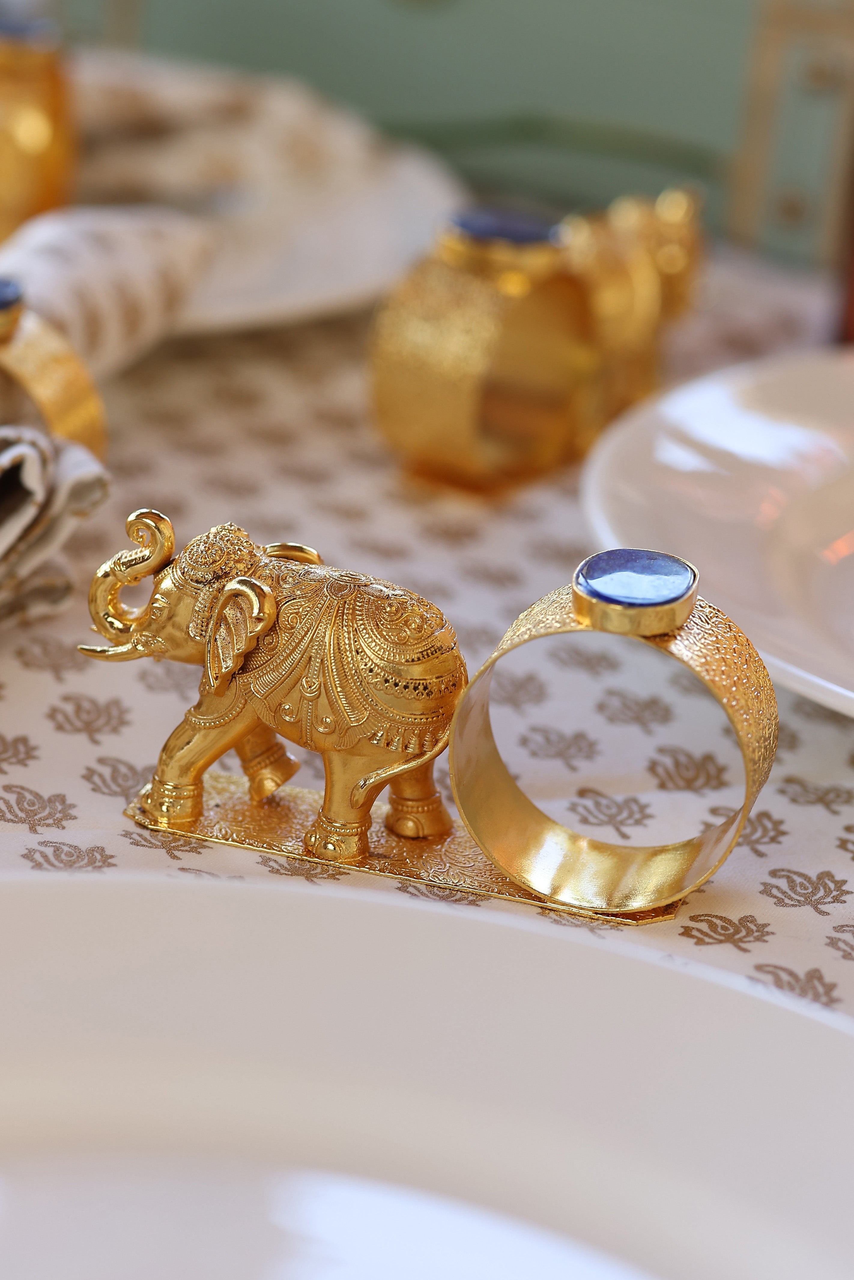 Vintage Elephant Napkin Ring