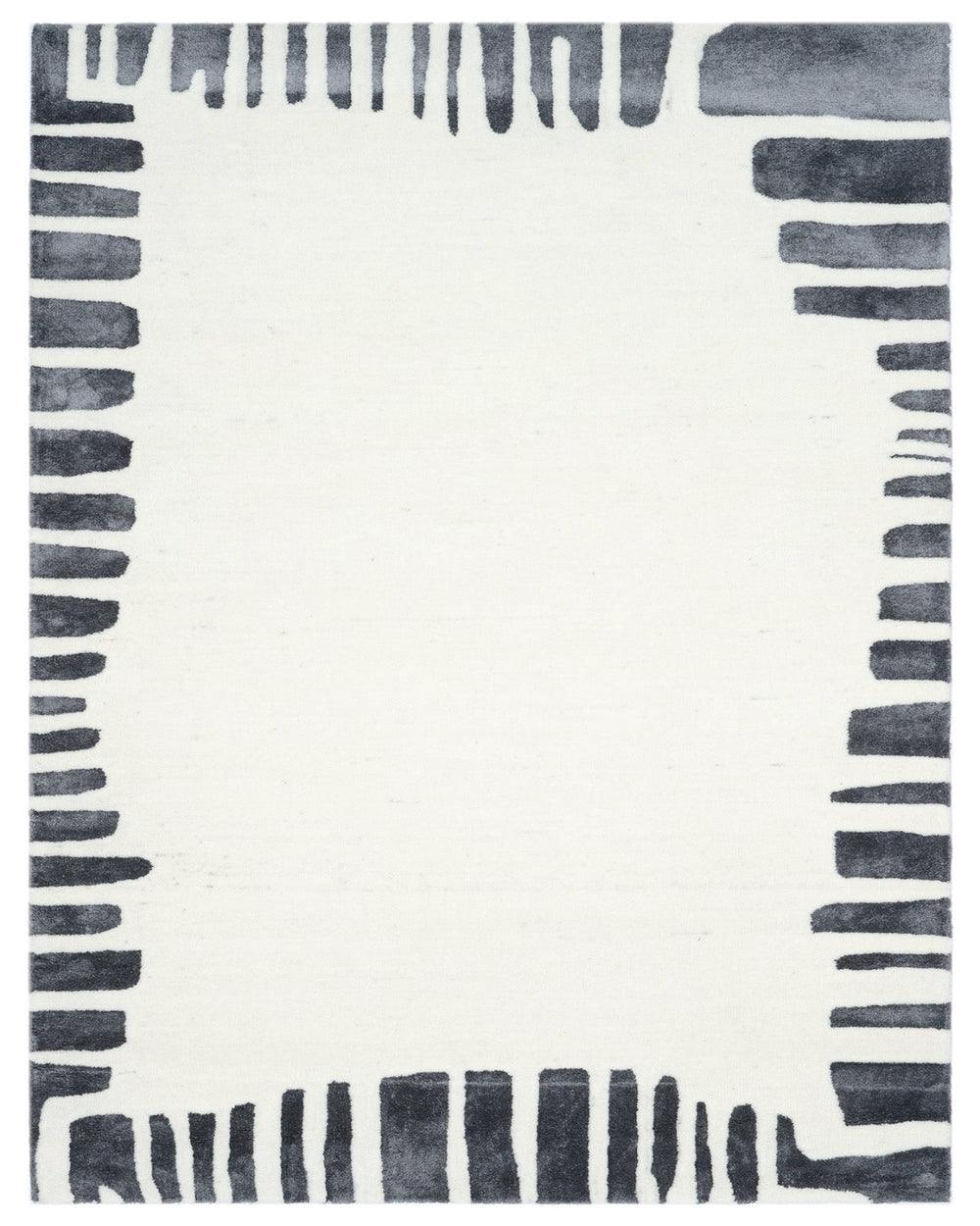 Groove Wool Viscose Rug- Floor Covering