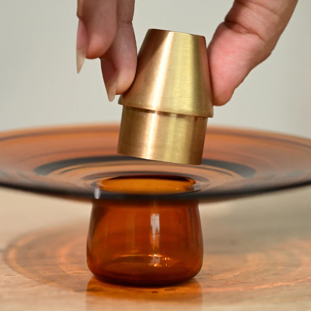 Incense & Sage Holder - Amber