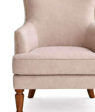 Elysian Velvet Wingback Accent Chair