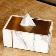 Arabescato Tissue Box