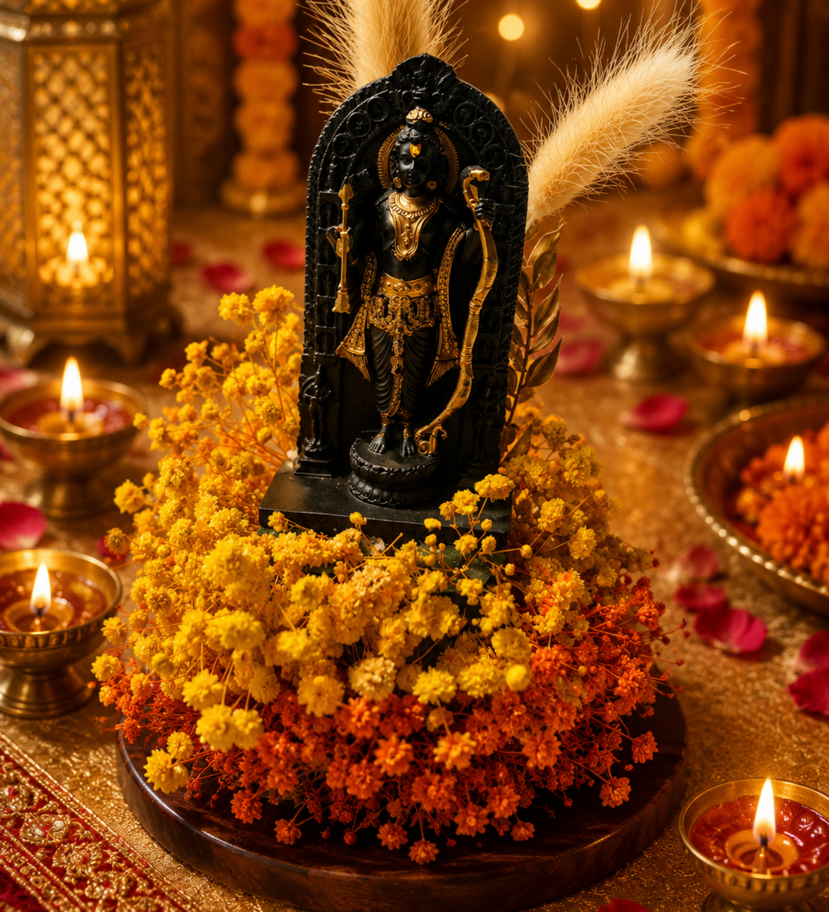 Ram Darbar Blessings Decorative Dome