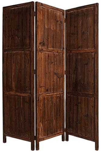 MDF Jali Folding Room Divider with Mango Wood Frame