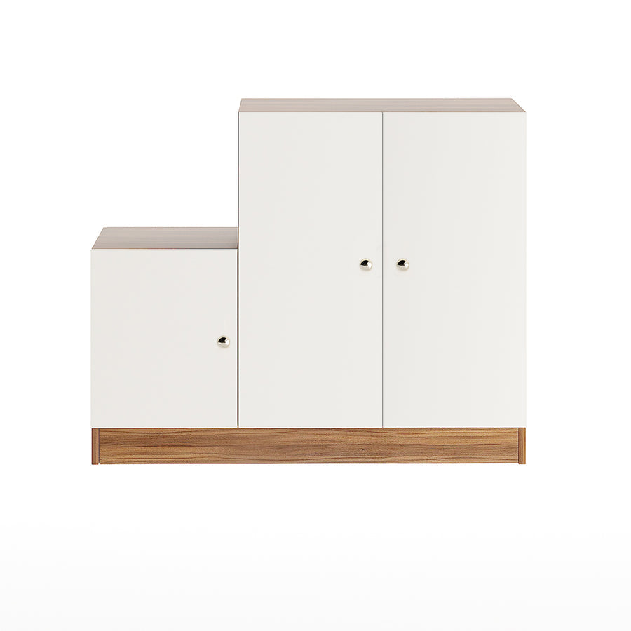 Shoe Rack Cabinet with Doors and Storage - Embliss