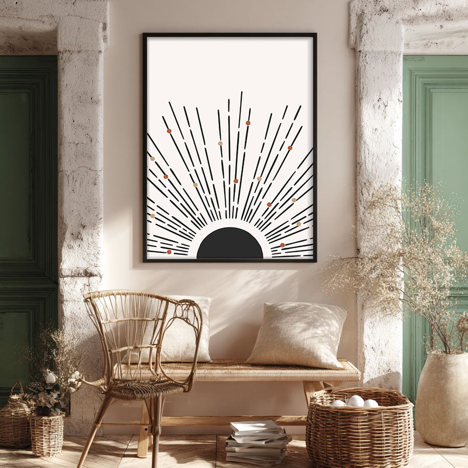 Raggio – Radiant Wall Painting