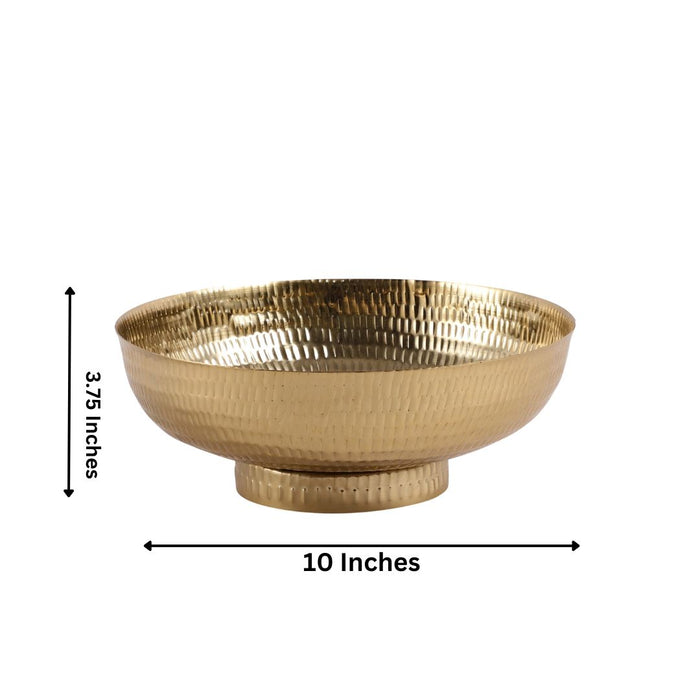 Gold Modern Decorative Fruit Bowl