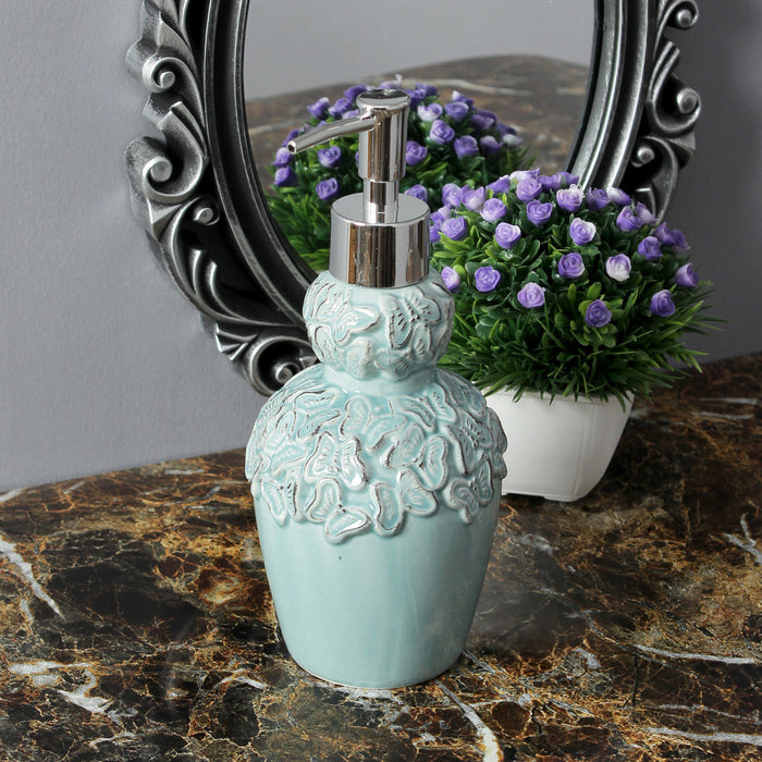 Vintage Butterfly Liquid Soap Dispenser