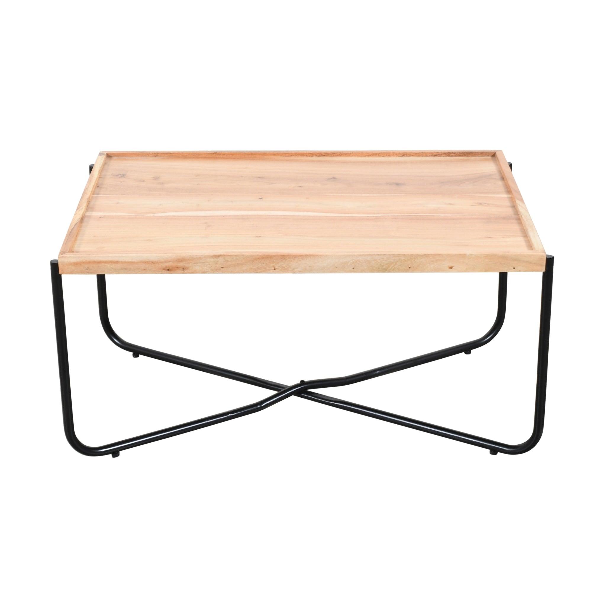 Minicoy Wooden Center Table for Living Room | Acacia Wood Coffee Table | Tea Table