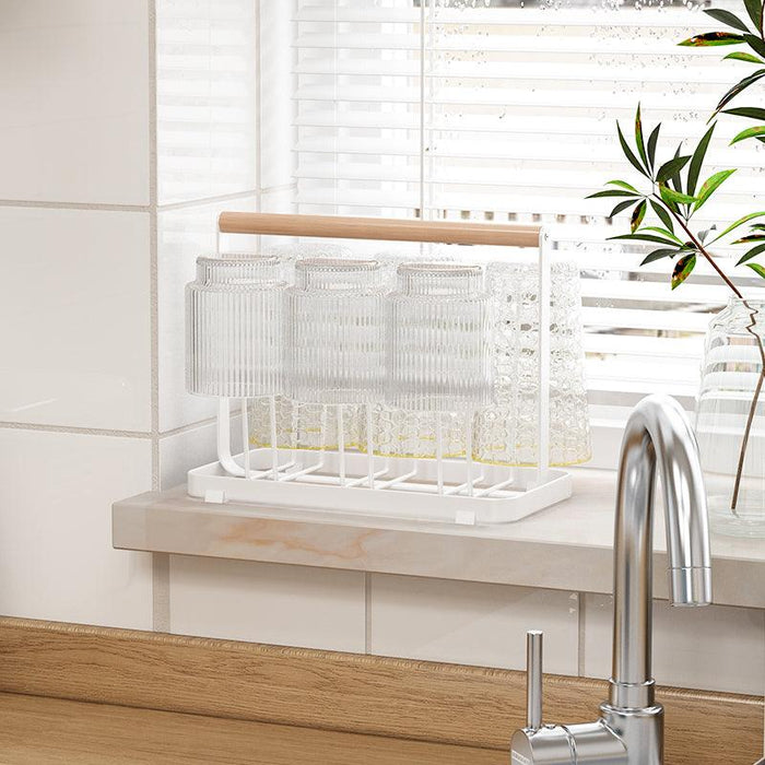 Cowooden-holder-glass-stand-cutlery-stand for Kitchen