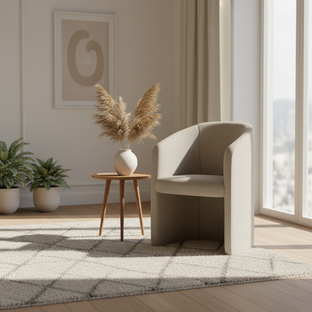 Auro Arm Chair | Fabric Upholstery Arm Chair