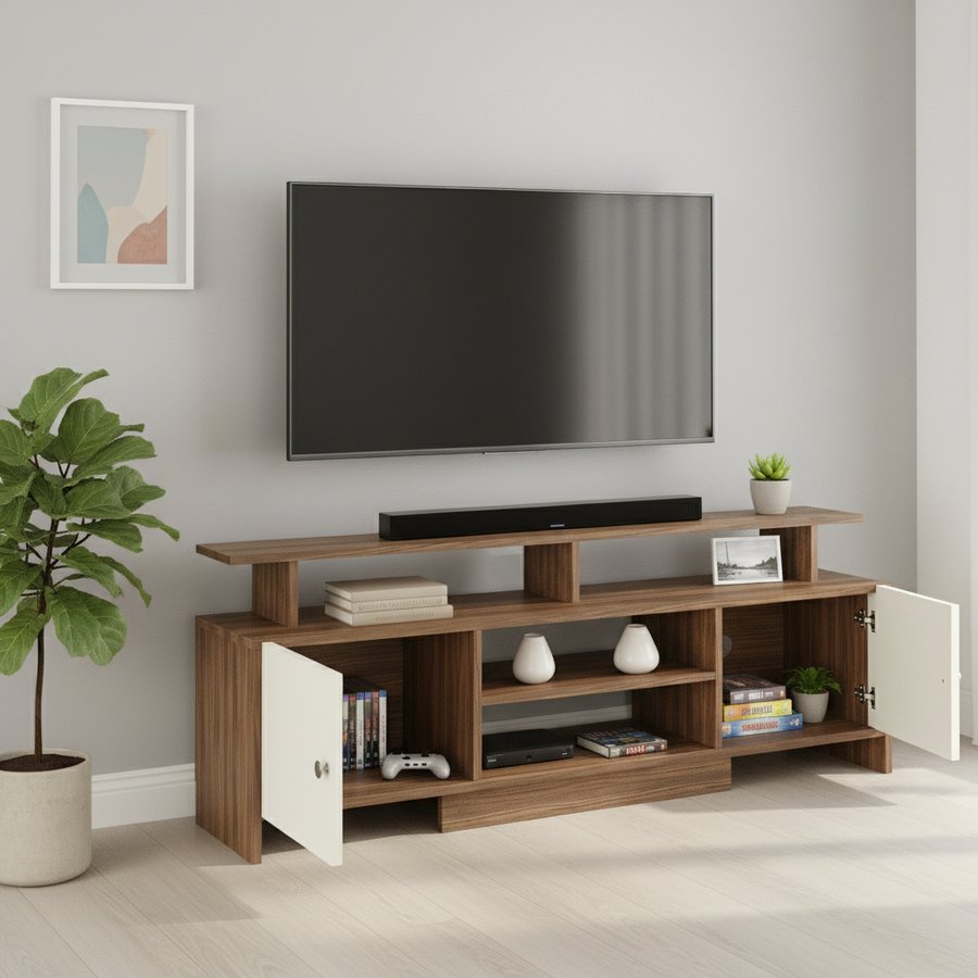 TV Unit for 55 Inch TV with Storage - Kashvi