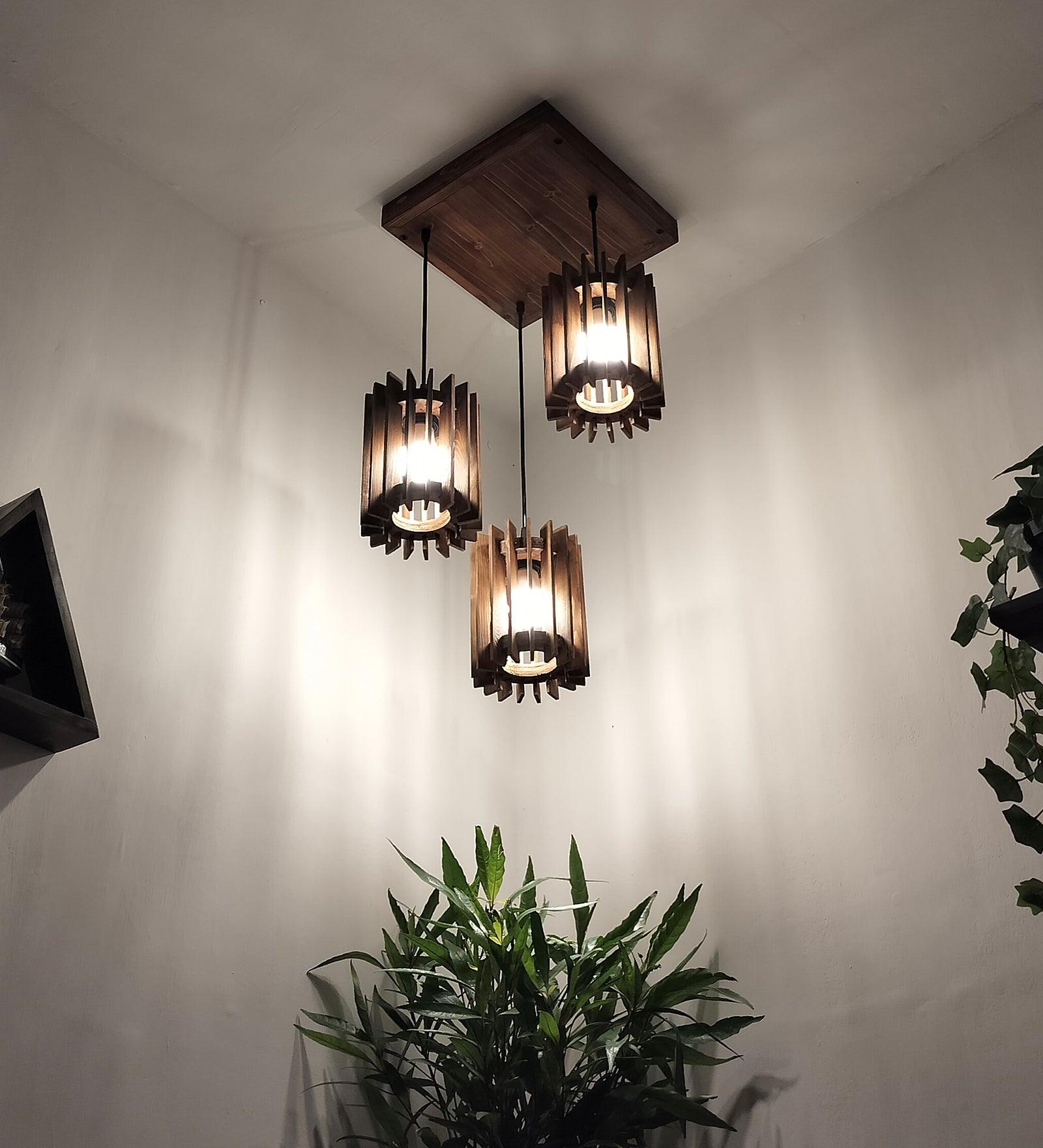 Ventus Brown Cluster Hanging Lamp