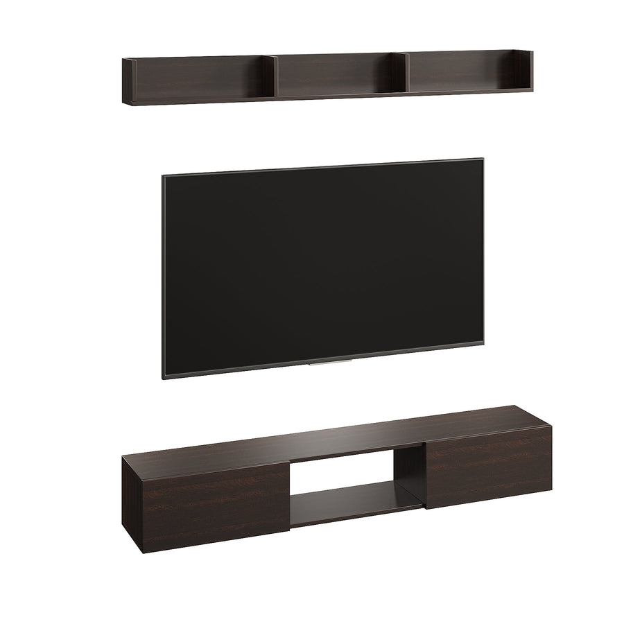 Wall Mounted TV Unit for 65 Inch TV with Storage - Vera