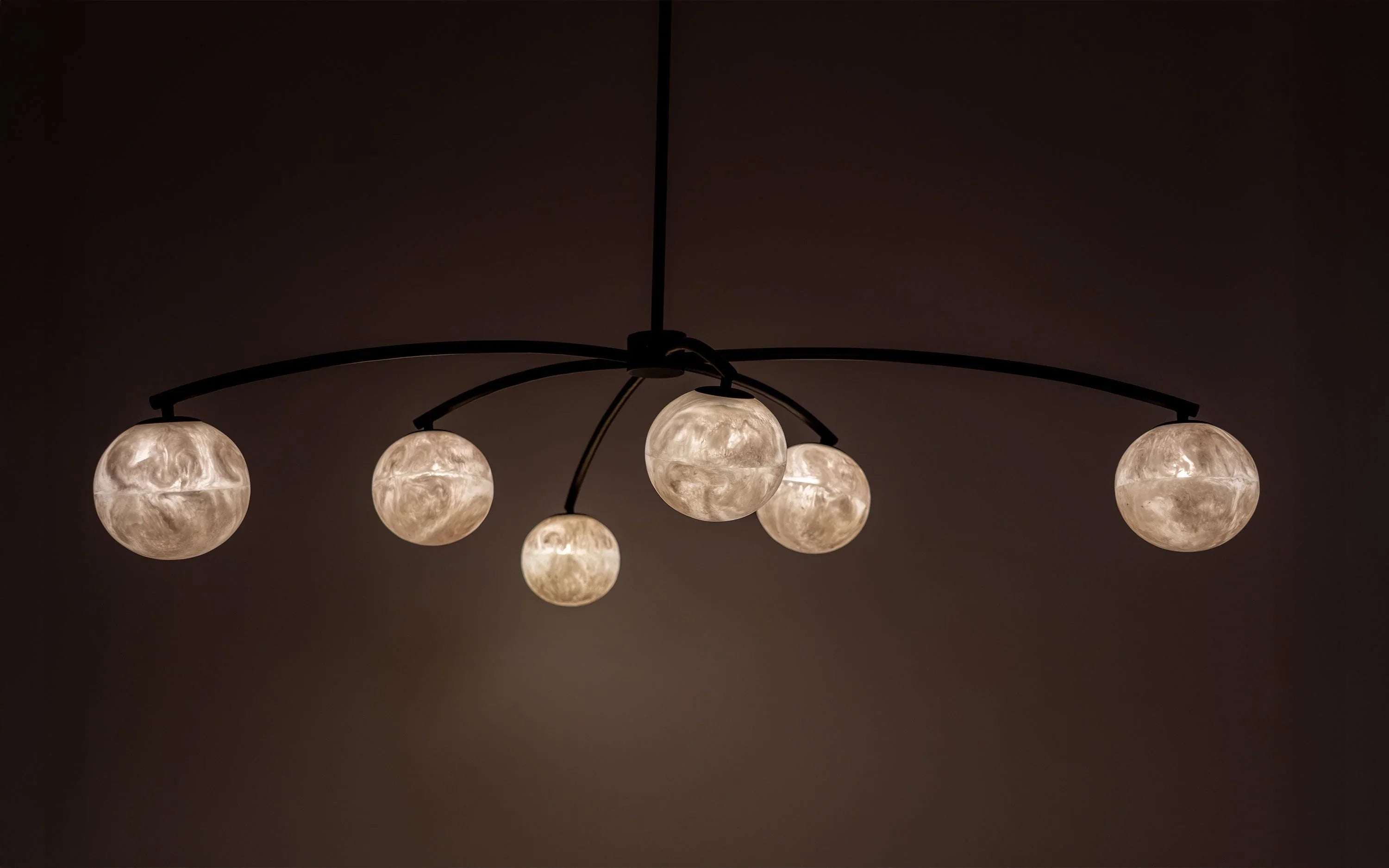 Eos Chandelier | Mild Steel and Resin