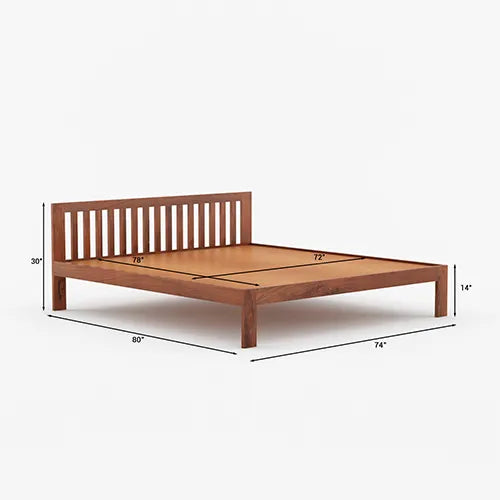 Penny Wooden Bed