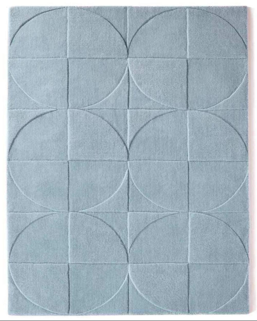 Round Square Rug 100% Wool - Floor Covering