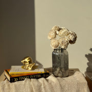 Natural Rose Sola Dried Flower for Home Decor | Vase Fillers - 10 Pcs Set