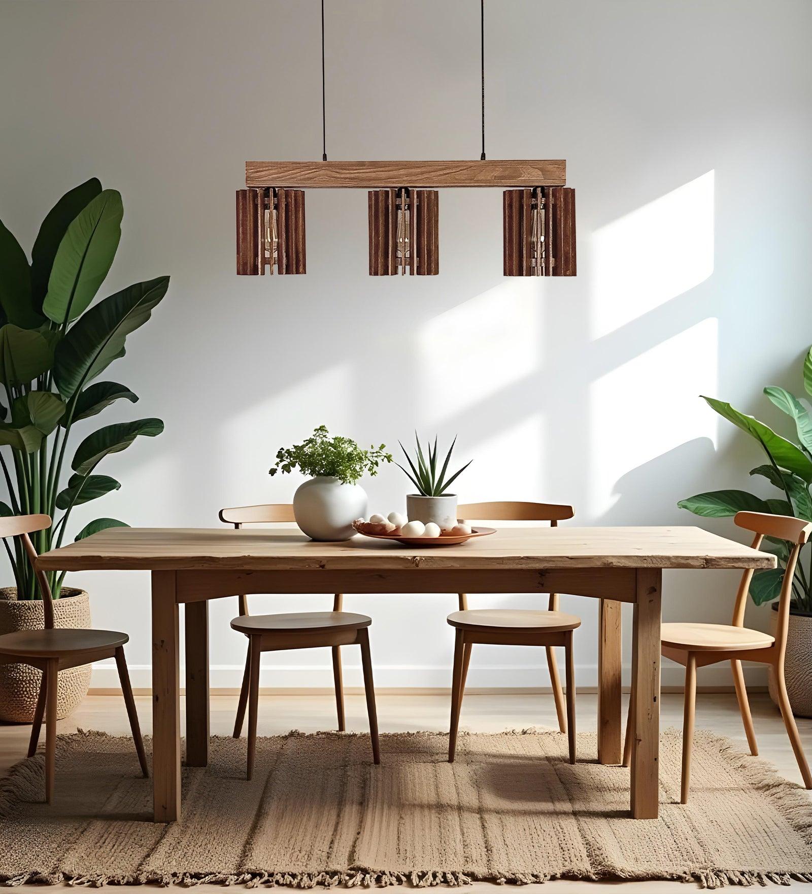 Ventus Brown 3 Series Hanging Light for Decor | Ceiling Pendant Lamps