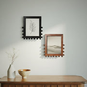 Wadi Teak Wood Photo Frame | Hand-Carved Wooden Picture Frame for Home Décor