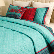 Danica Green Sham Set Of 2