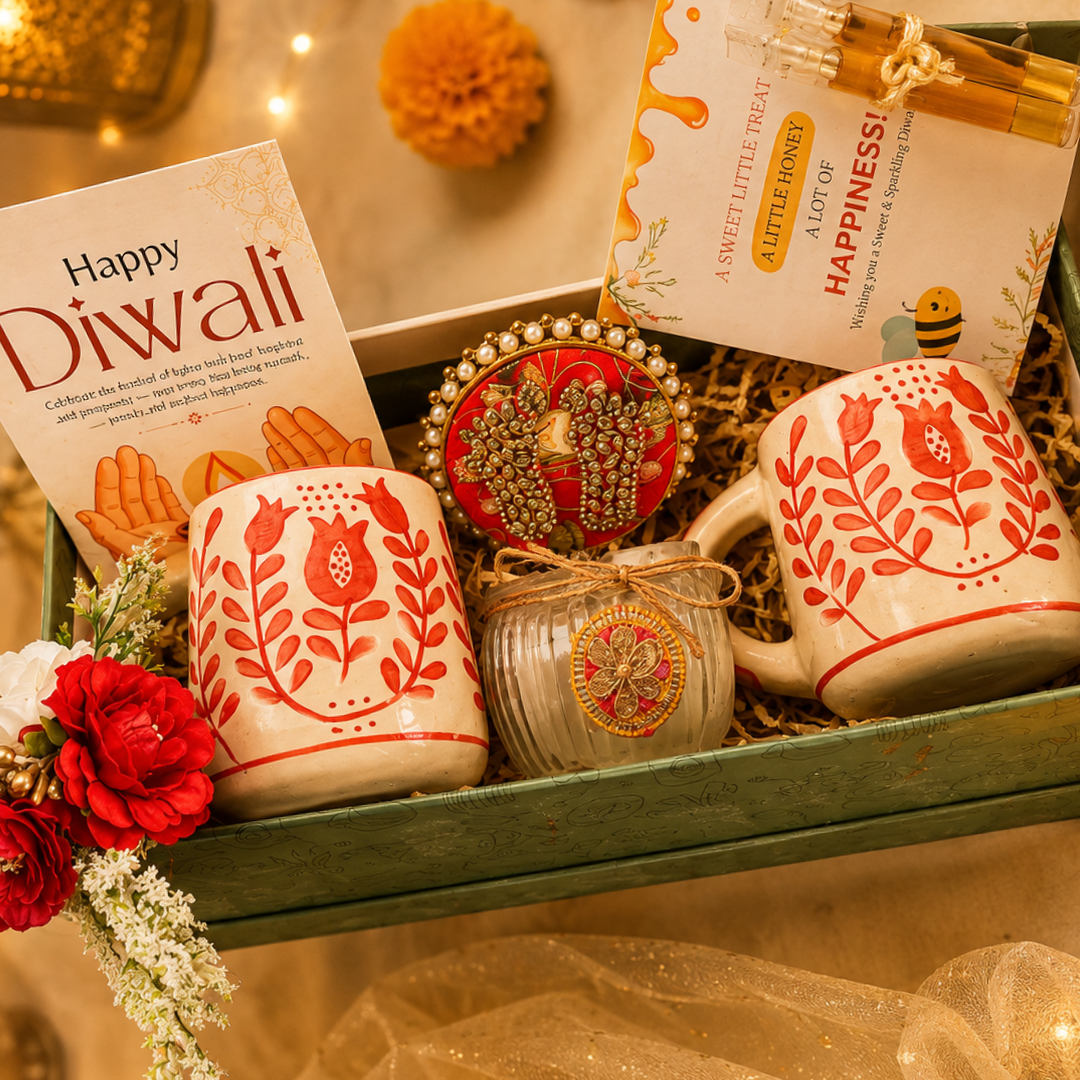 Festive Chai & Glow Mug Gift Box